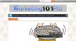Desktop Screenshot of marketing101pro.com